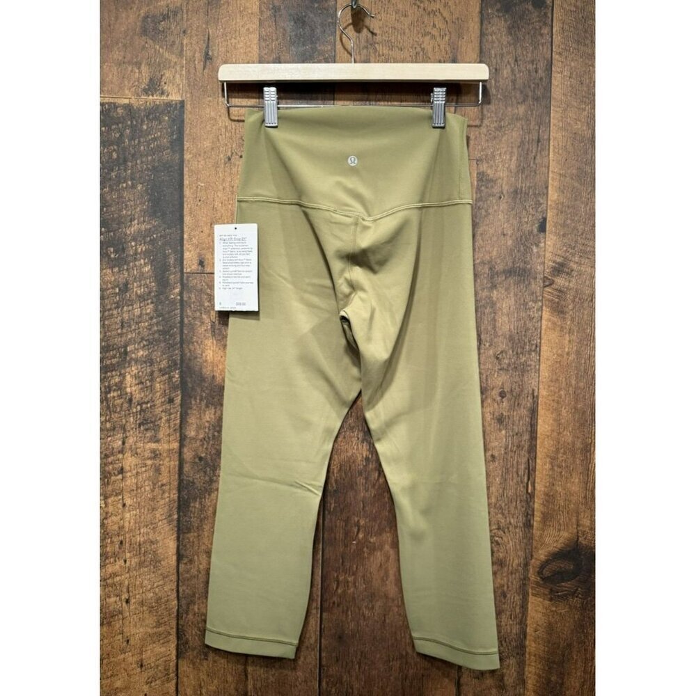 Lululemon Align High-Rise Crop 21" Bronze Green Size 6 NWT - Picture 3 of 4